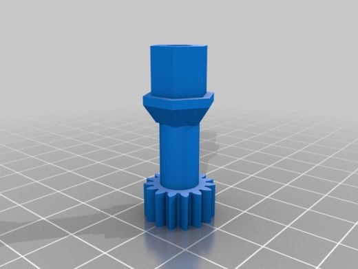 超酷可运转的3D打印时钟缩略图
