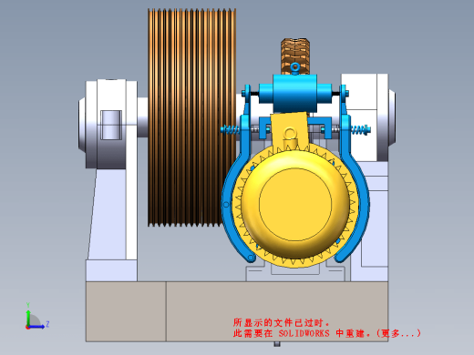 电梯曳引机三维SW2021带参缩略图