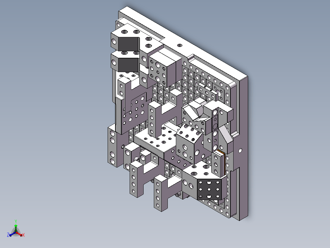 蓝系组合夹具