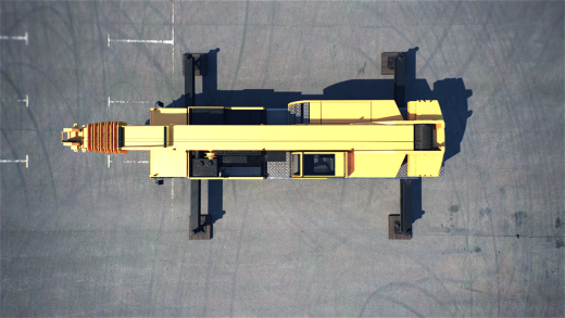 移动式起重机起重车 mobile-crane Libherr 1090缩略图