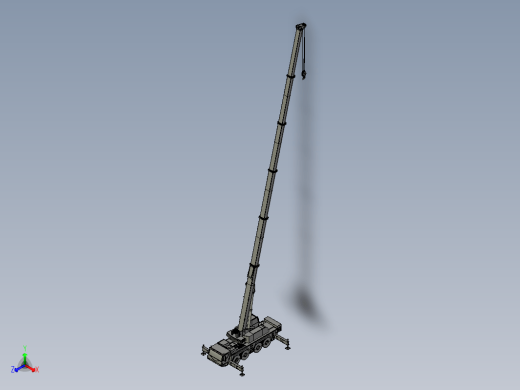 移动式起重机起重车 mobile-crane Libherr 1090缩略图