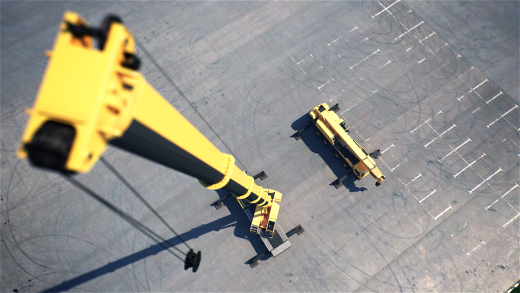 移动式起重机起重车 mobile-crane Libherr 1090缩略图