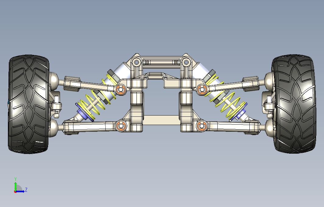 3月-宝马车悬架系统模型step