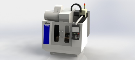 简易Hurco Vm1立式铣床模型3D图纸 solidworks设计 附STEP IGS等缩略图
