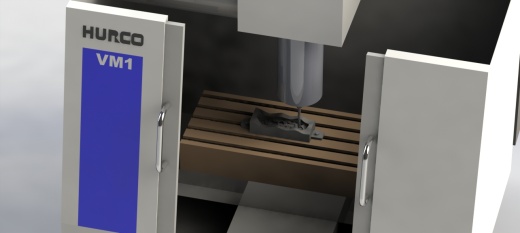 简易Hurco Vm1立式铣床模型3D图纸 solidworks设计 附STEP IGS等缩略图