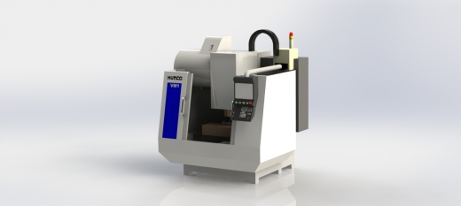 简易Hurco Vm1立式铣床模型3D图纸 solidworks设计 附STEP IGS等缩略图