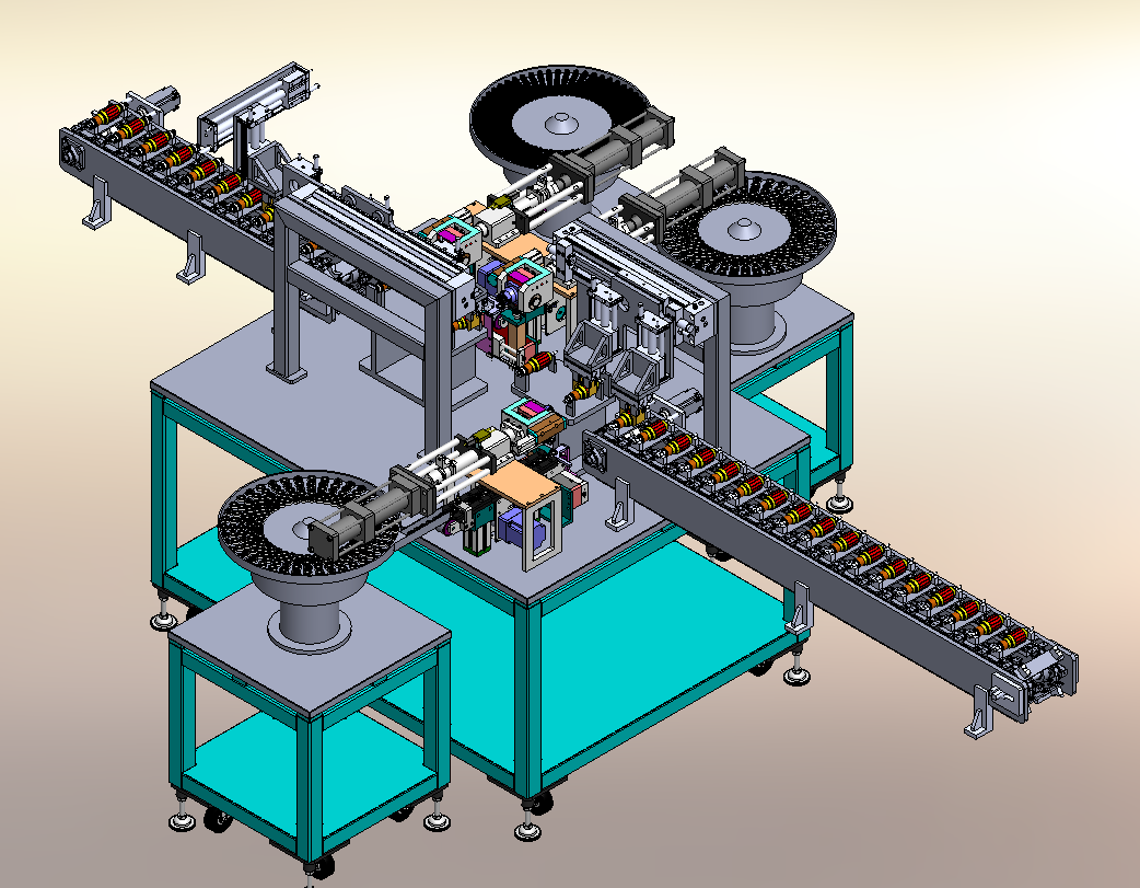 马达转子压轴承 压齿轮自动压装机,精密电机轴承齿轮转子压入组装机