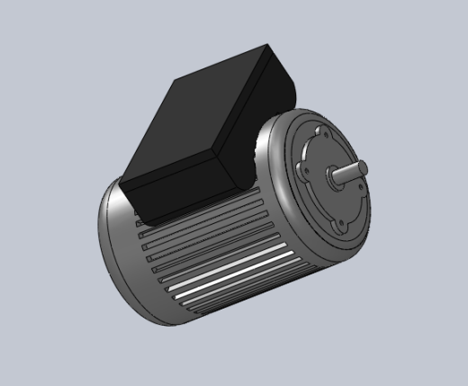 YL系列双值电容单相异步电动机YL90L-2三维SW2012带参缩略图