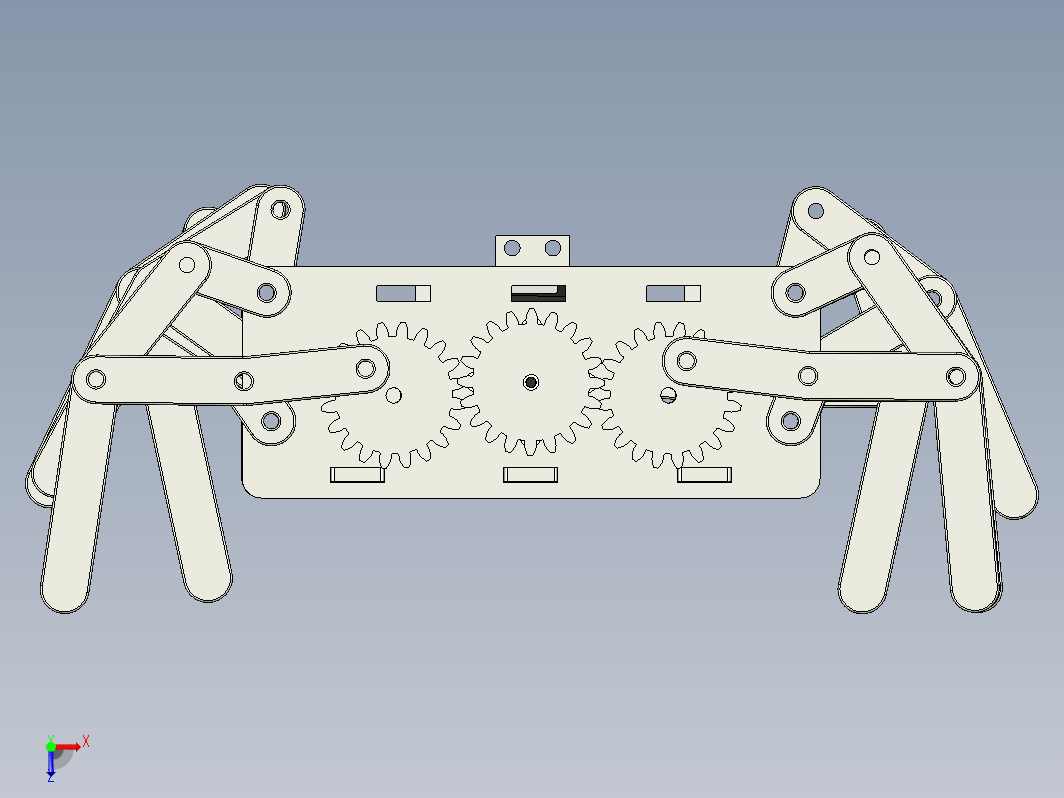 蜘蛛机器人模型,移动