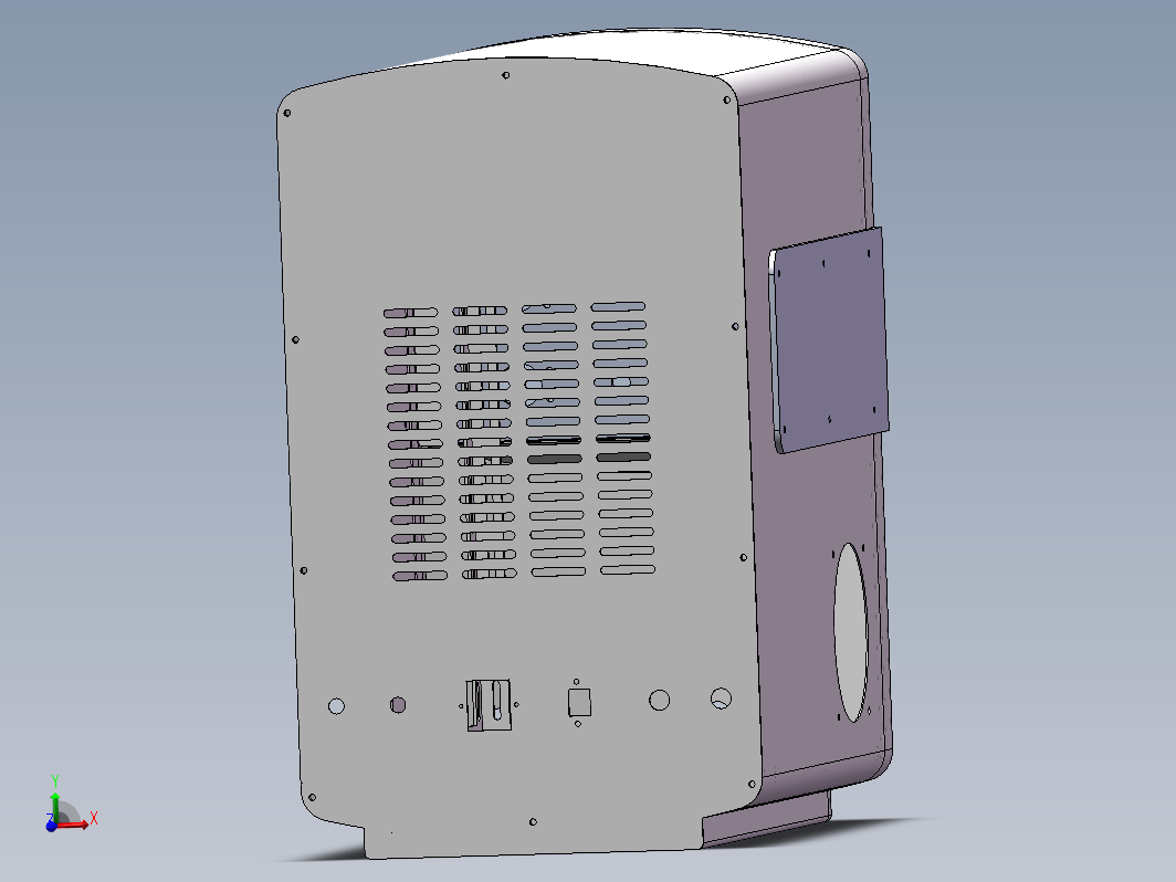 单罐机箱标准电脑机箱钣金结构