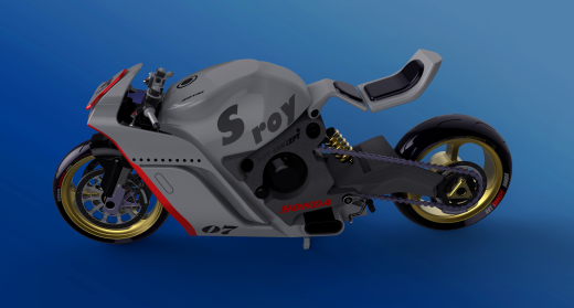 Honda S-roy概念摩托车造型缩略图