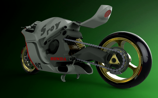 Honda S-roy概念摩托车造型缩略图
