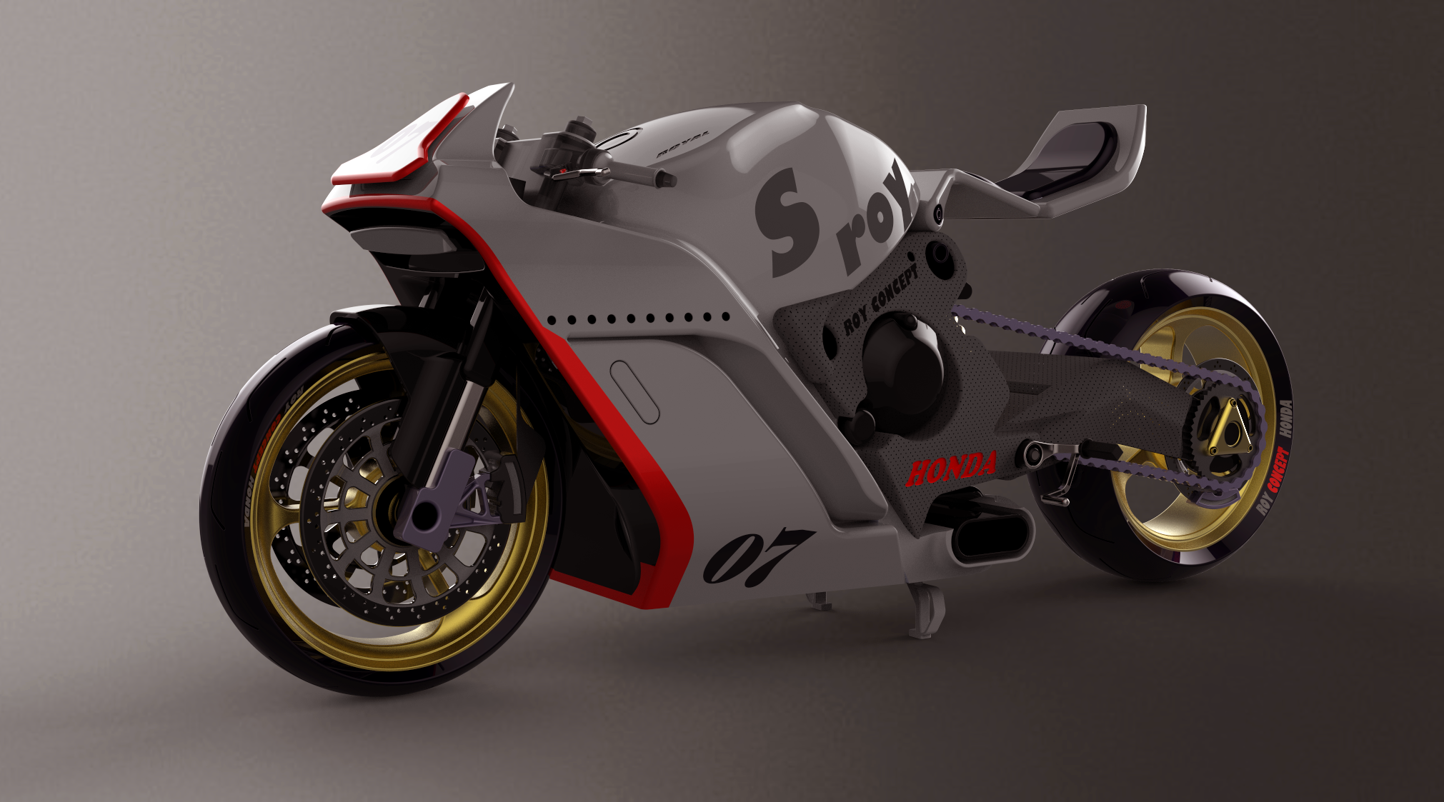 Honda S-roy概念摩托车造型