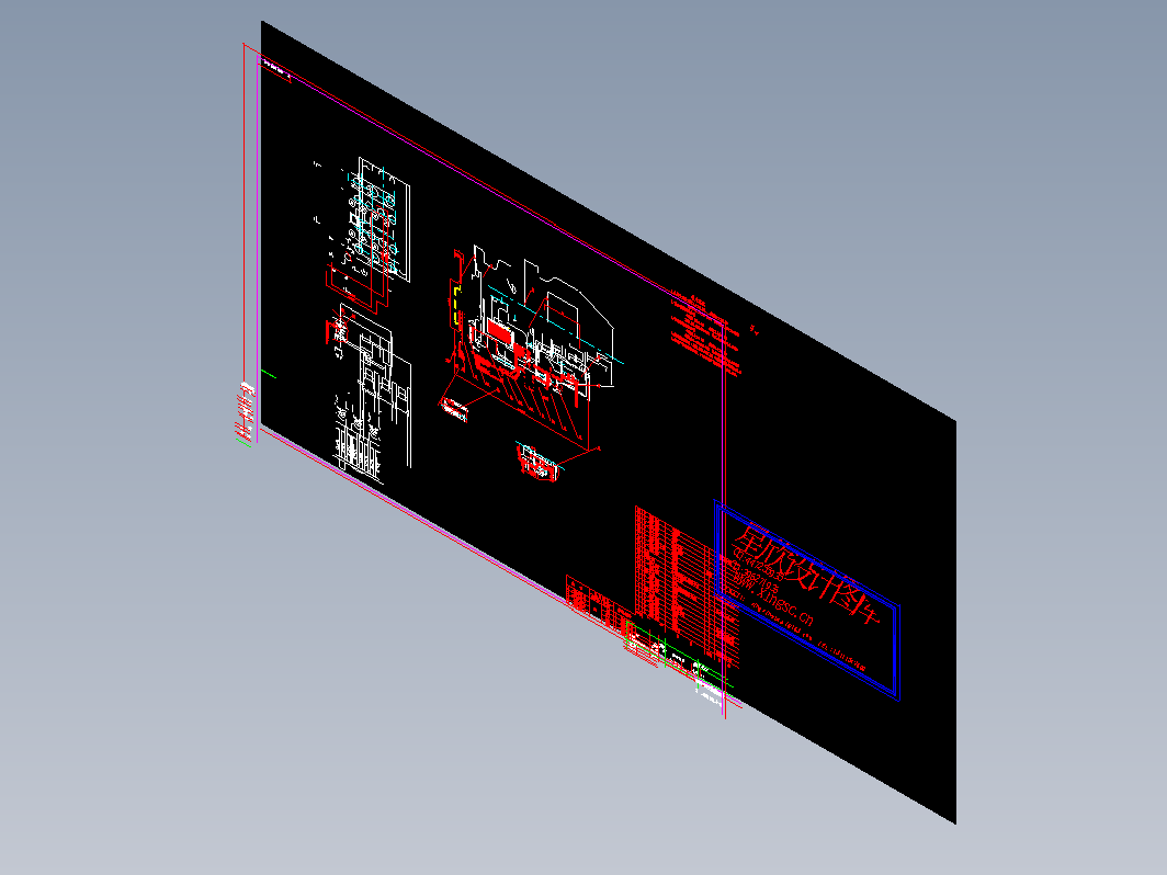 CJ20-16交流接触器总装图