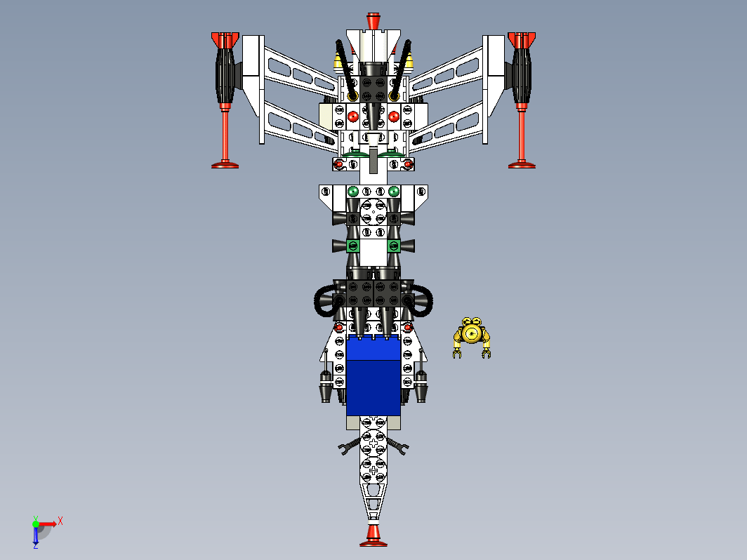 太空战机拼装模型