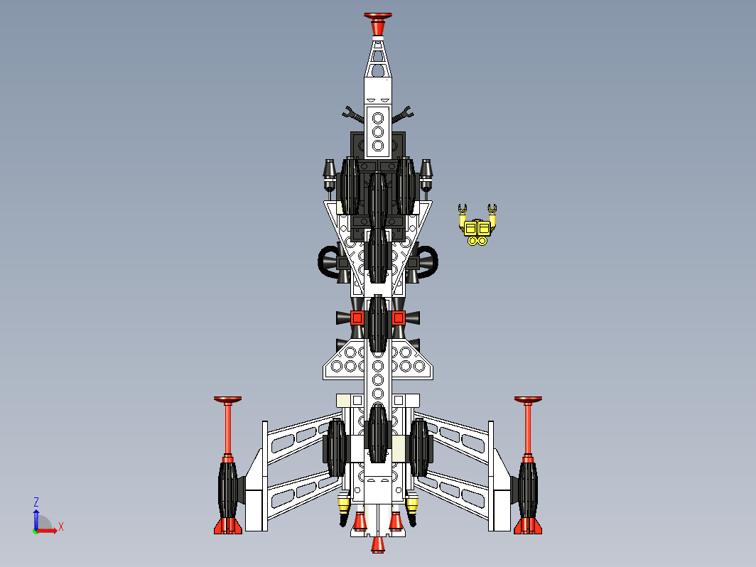 太空战机拼装模型