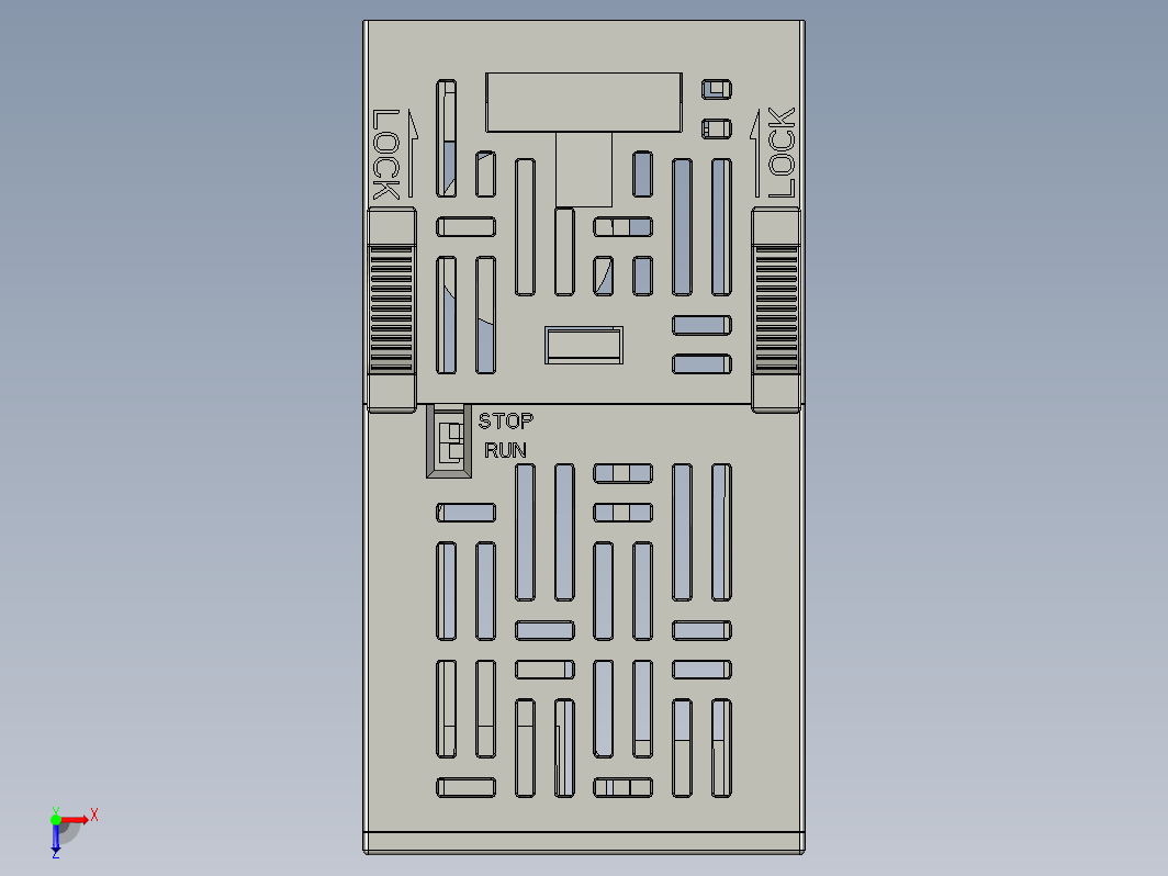 雷赛MS系列运动控制PLC3D模型