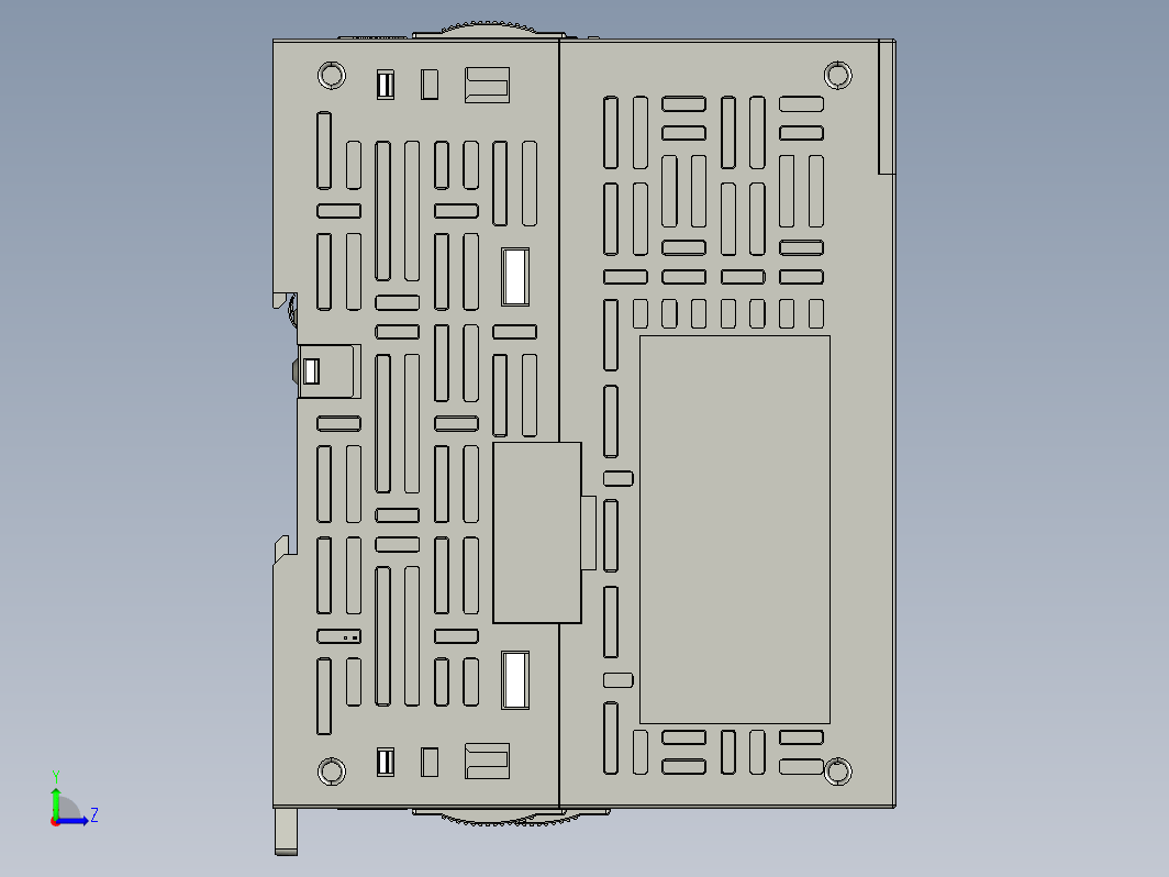 雷赛MS系列运动控制PLC3D模型