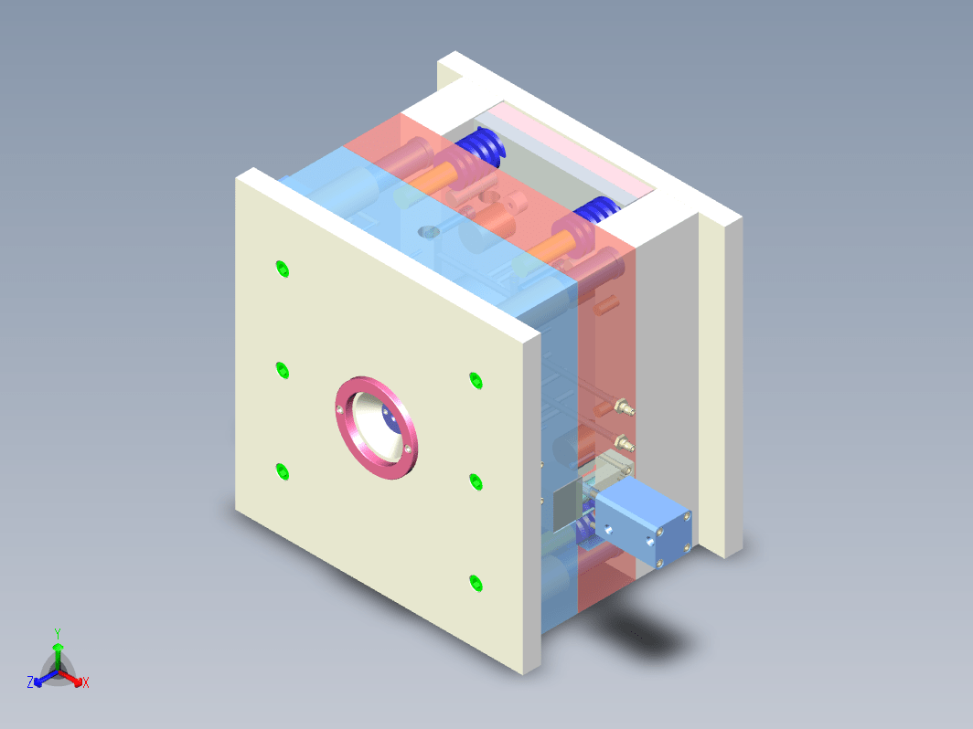 气压瓶盖注塑模具设计三维UG10.0无参+CAD+说明书