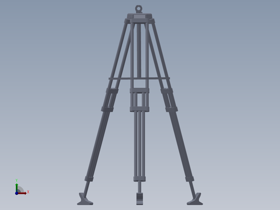 拍照三脚架设计模型