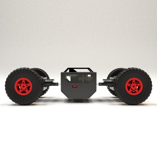 四轮小车底盘结构 Exploration Robot缩略图