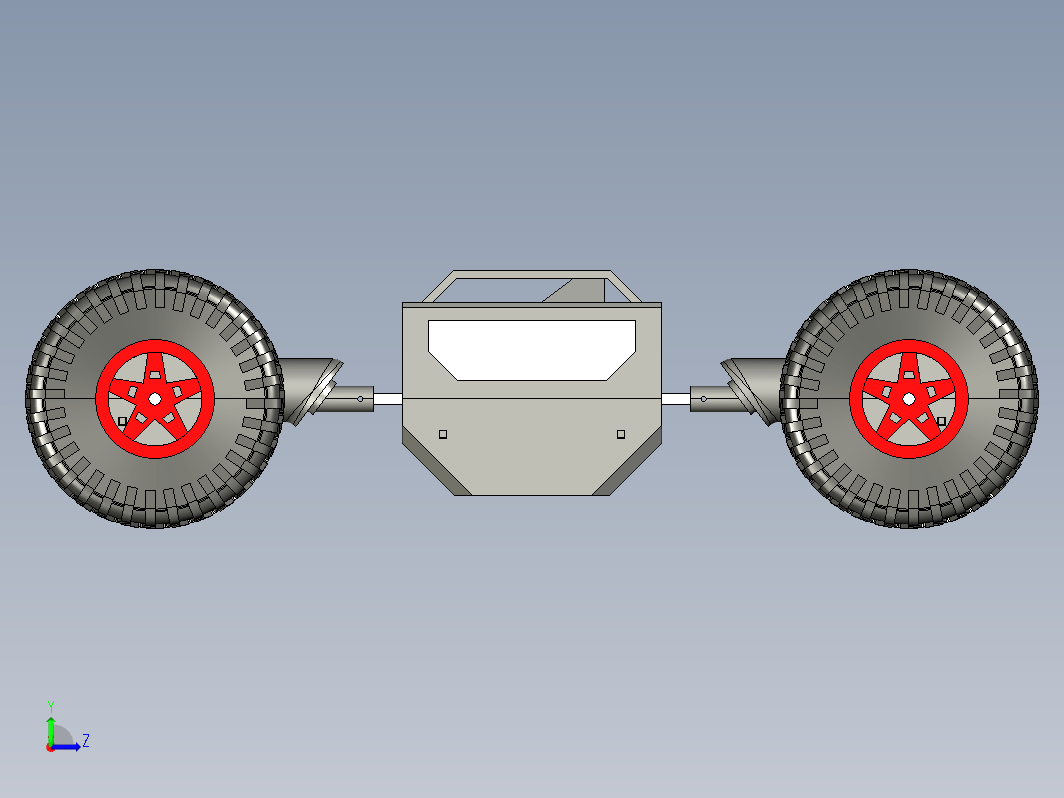 四轮小车底盘结构 Exploration Robot