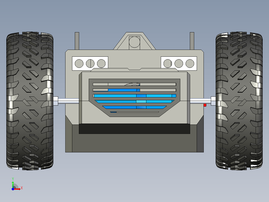 四轮小车底盘结构 Exploration Robot