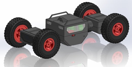 四轮小车底盘结构 Exploration Robot缩略图