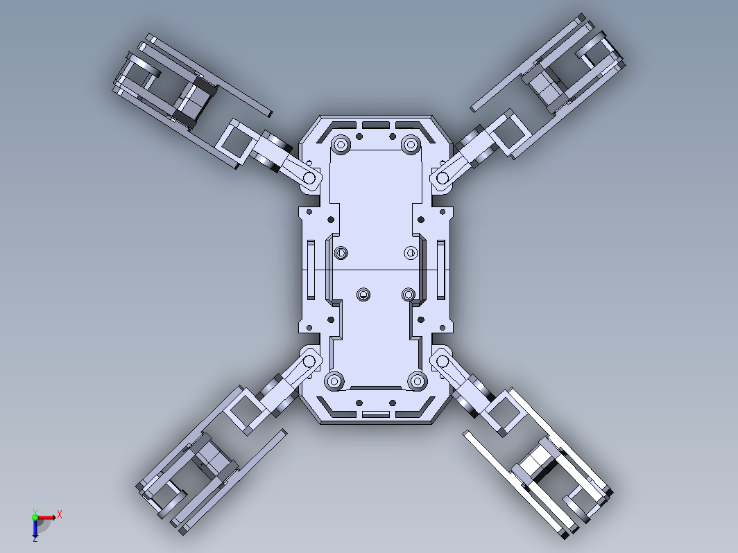 QUAD BOT四足爬行机器人框架