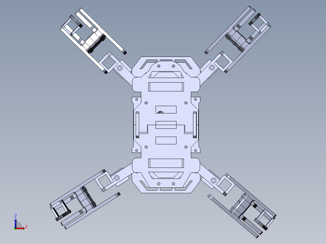 QUAD BOT四足爬行机器人框架