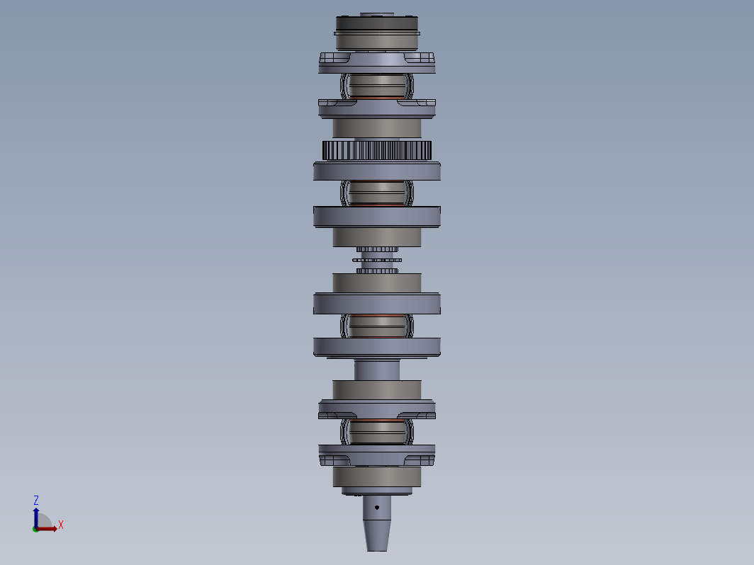 artname crankshaft曲轴结构