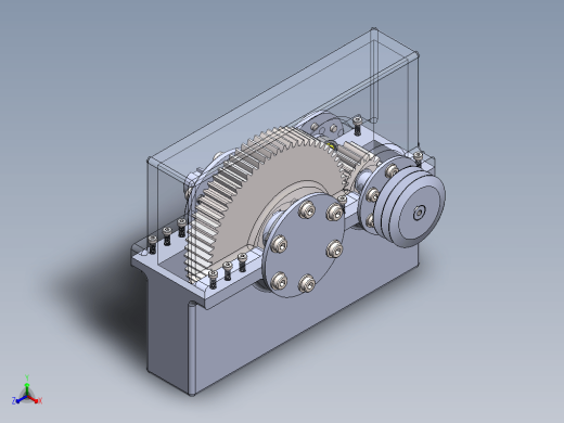 gear-box-1-speed一级齿轮箱缩略图