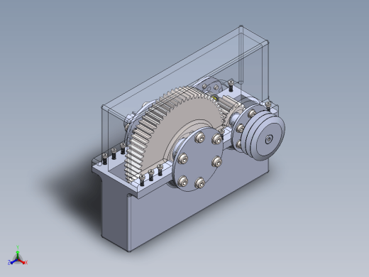 gear-box-1-speed一级齿轮箱缩略图