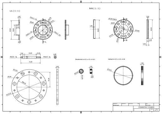 详细的7缸星型发动机缩略图