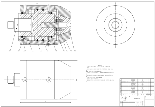 10T液压拉伸试验机CAD+说明缩略图