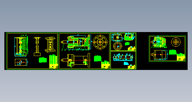 10T液压拉伸试验机CAD+说明