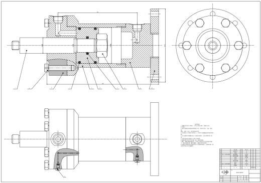 10T液压拉伸试验机CAD+说明缩略图