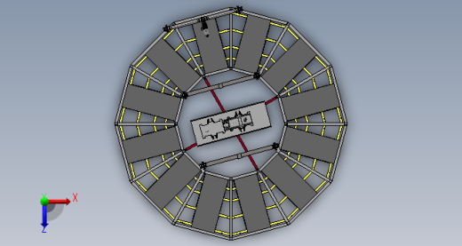 旋转式立体车库设计3D图纸方案sw模型缩略图