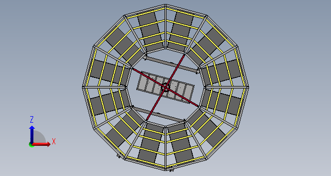 旋转式立体车库设计3D图纸方案sw模型