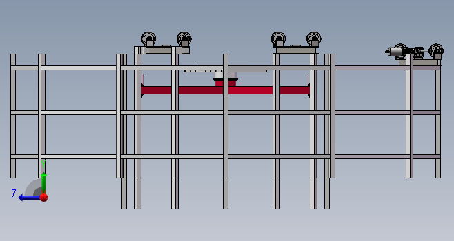 旋转式立体车库设计3D图纸方案sw模型