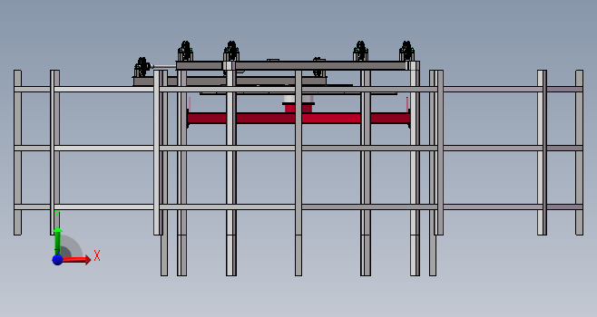 旋转式立体车库设计3D图纸方案sw模型