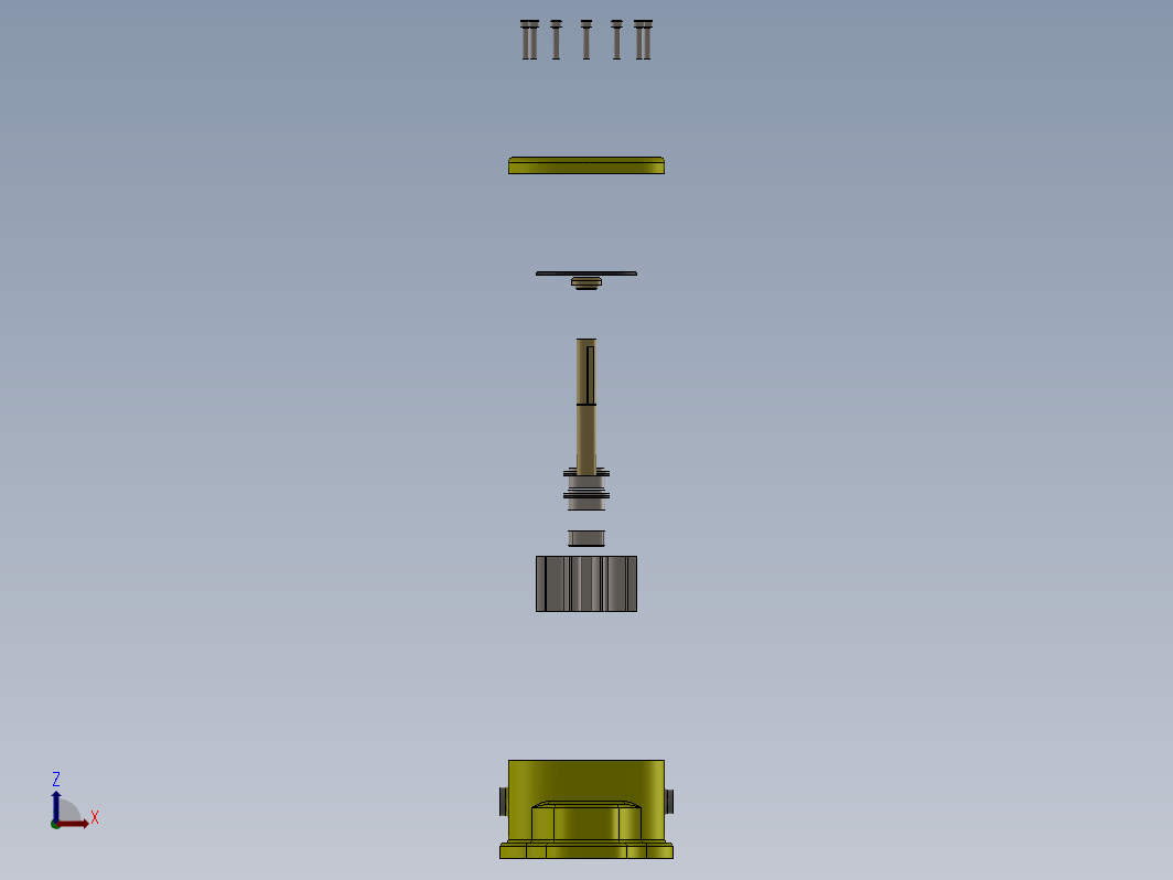 gear-pump齿轮泵 爆炸图