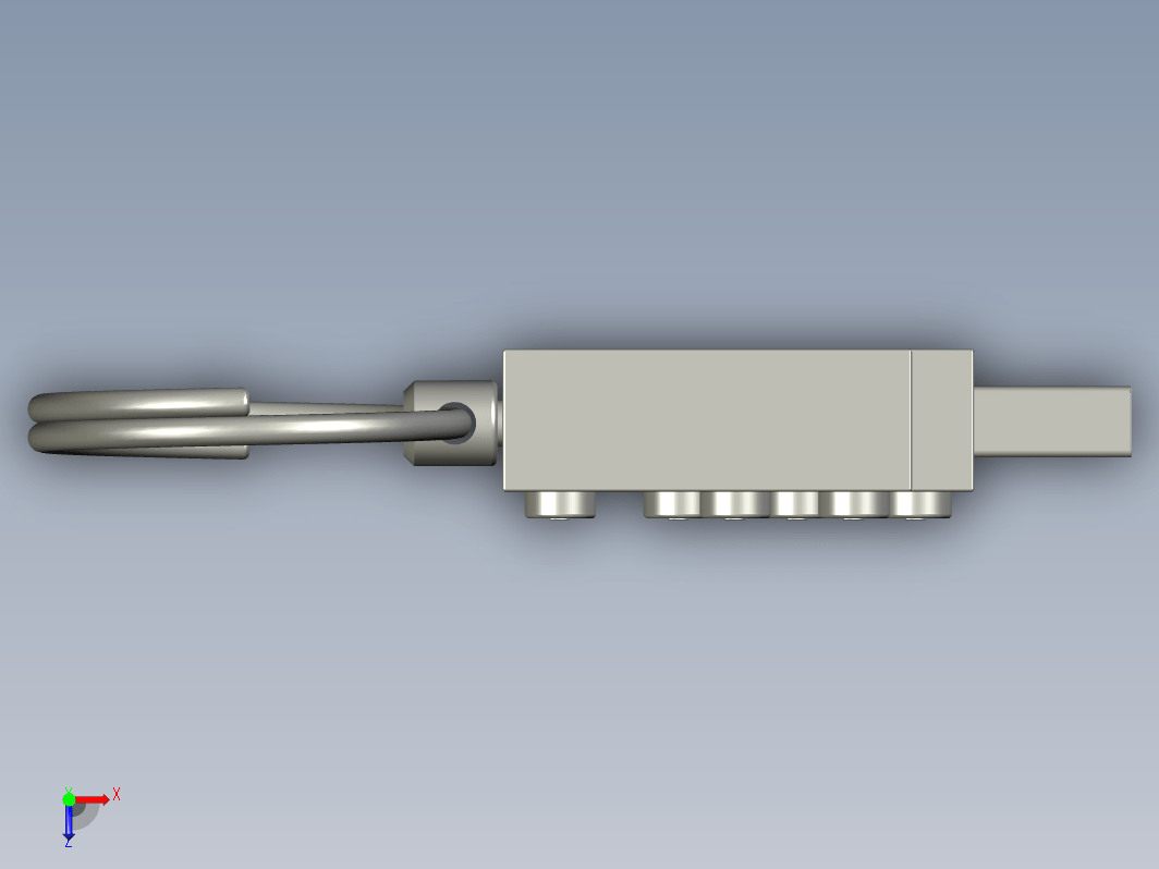 电脑硬盘 lego-usb-disk STP