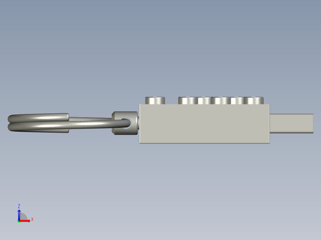 电脑硬盘 lego-usb-disk STP