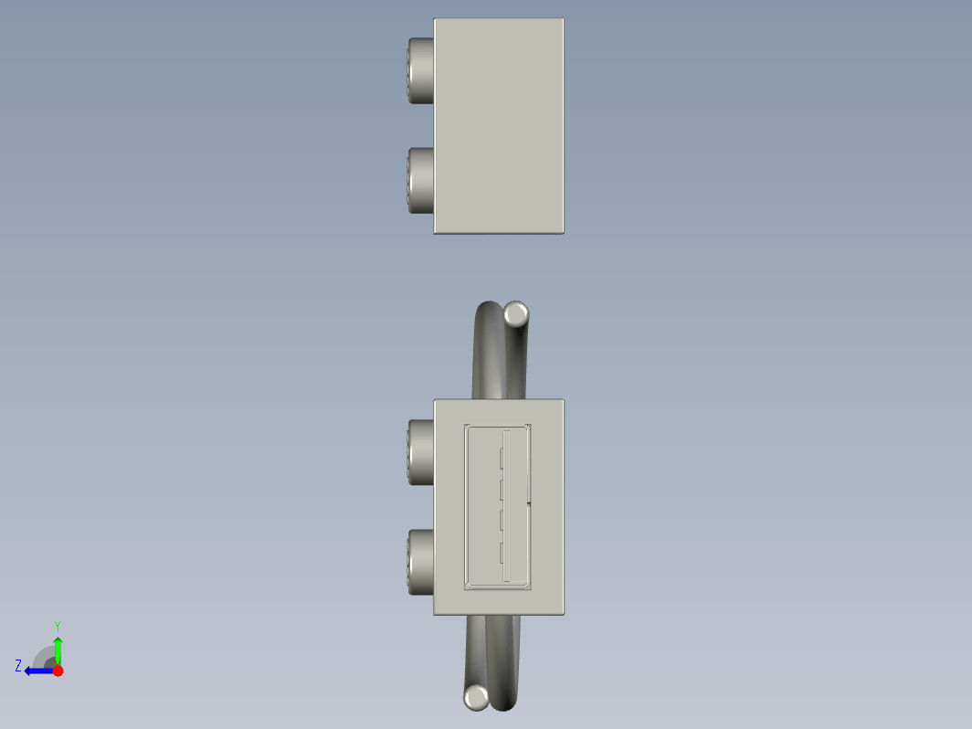 电脑硬盘 lego-usb-disk STP