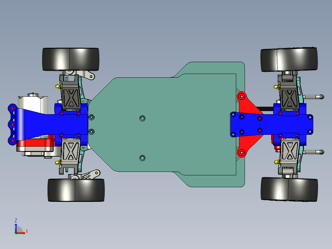 仿Tamiya TA03 1比10模型车