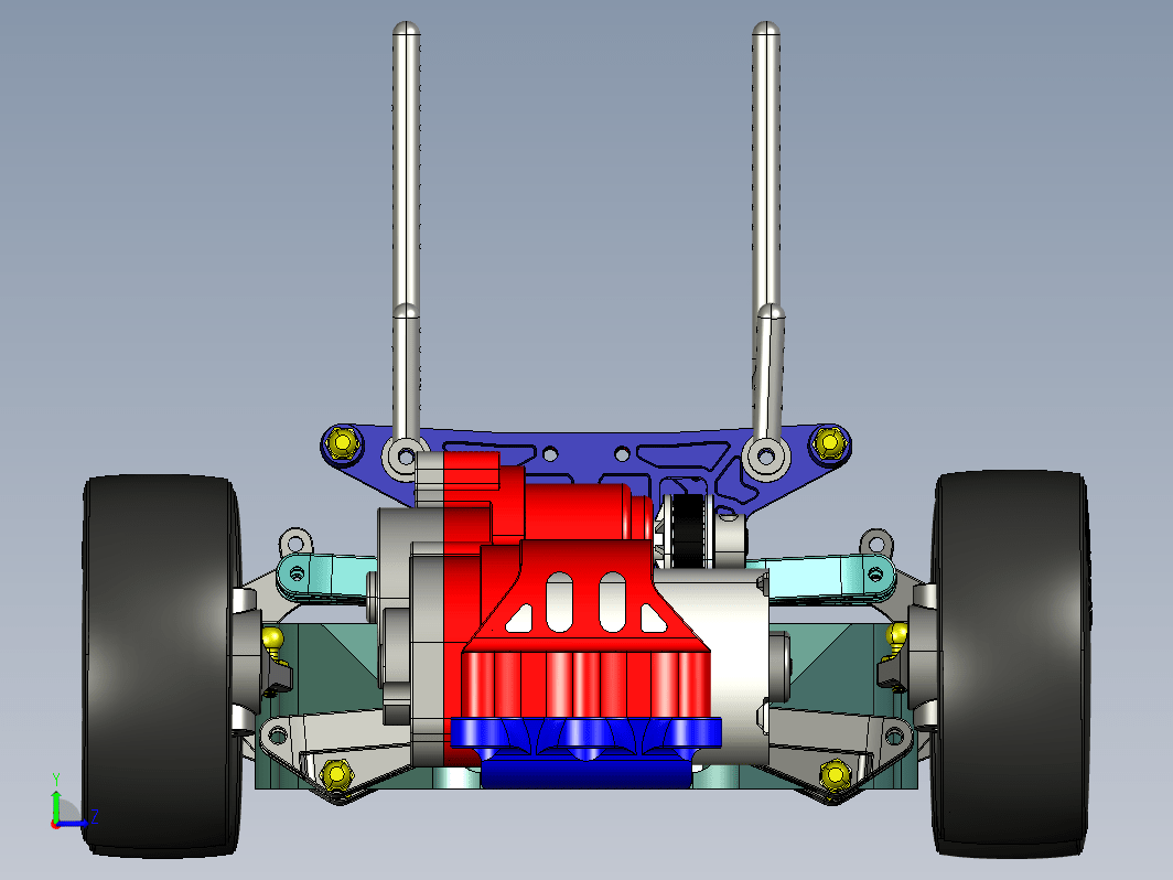 仿Tamiya TA03 1比10模型车