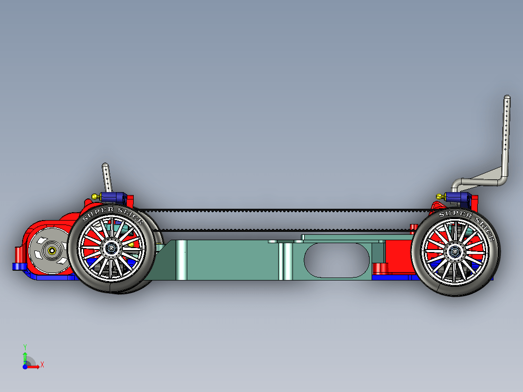 仿Tamiya TA03 1比10模型车