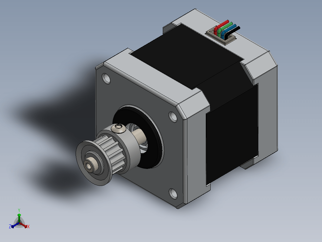 Solidworks中步进电机的设计