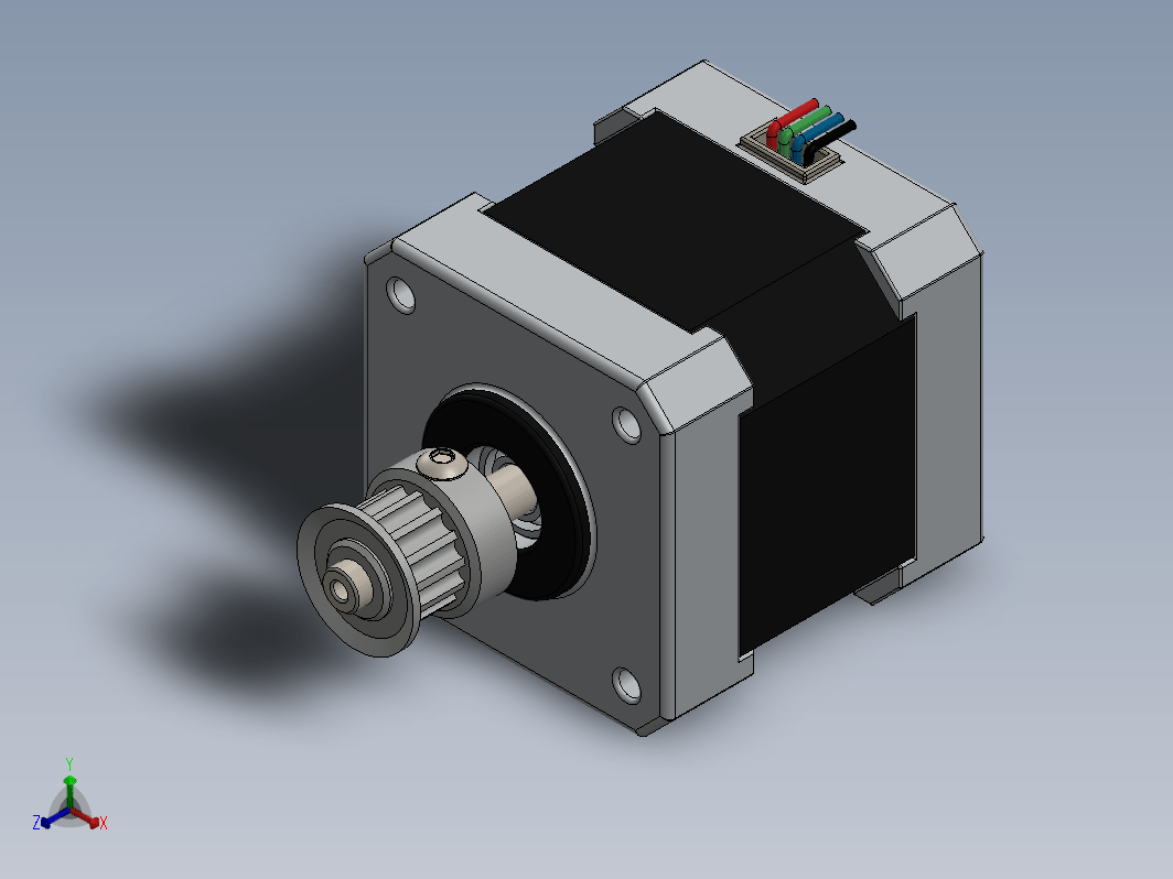 Solidworks中步进电机的设计